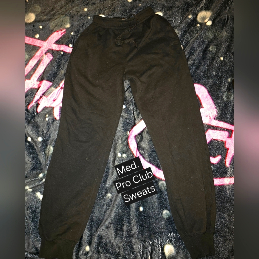 Pro Club Black Track Pants
